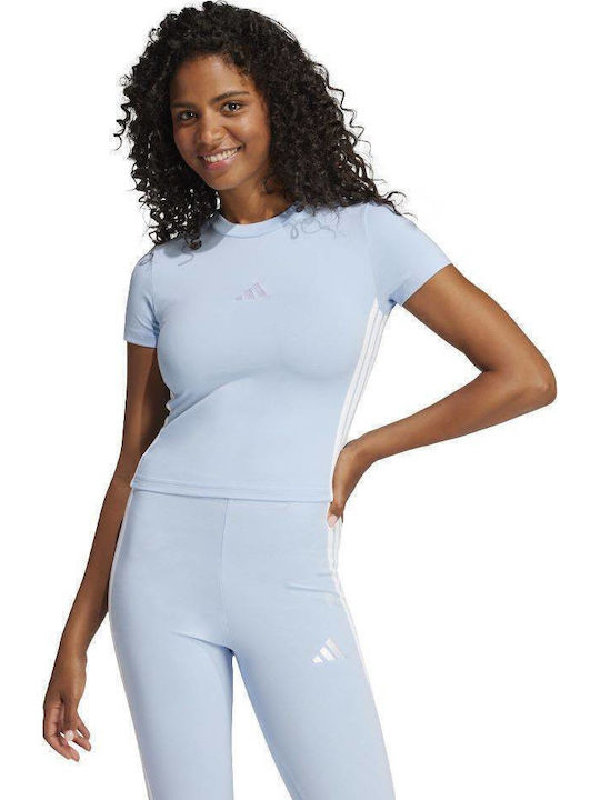 adidas Essentials 3-Stripes Blouse Blue