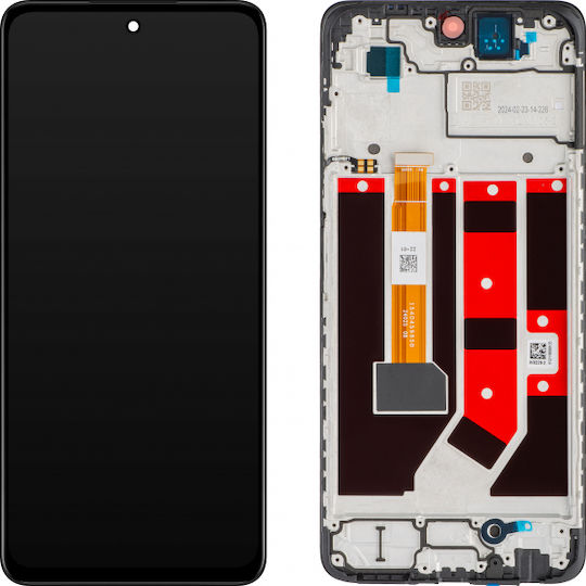 Oppo O ecran cu Mecanism Tactil pentru Oppo A58 4G (Negru)