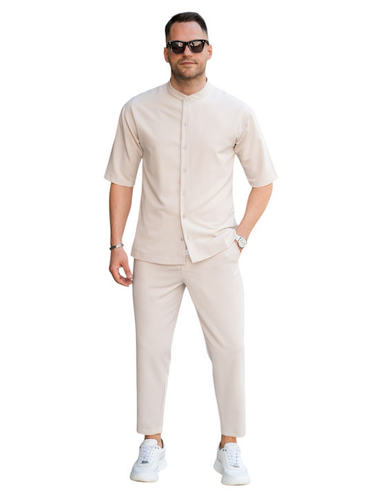 Henry Clothing Long-sleeved Shirt Beige