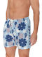 Pinareo 2 Men's Swimwear Shorts Blue with Patterns