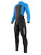 Mystic Star Full Wetsuit With Zip Blue