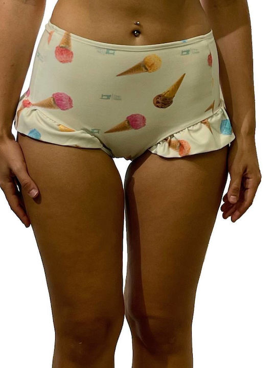 Бикини Слип Висока Талия Ice Cream Cone