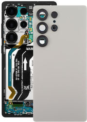 Καπάκι Μπαταρίας Camera Lens Cover Samsung Galaxy S25 Ultra Sm-s938 Silver Oem