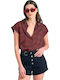 Women's Floral Long Sleeve Shirt Black