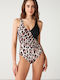 One-Piece Swimsuit Animal Print Animal Print