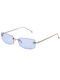 AV Sunglasses Angel Unisex Γυαλιά Ηλίου με Μπλε Μεταλλικό Σκελετό και Μπλε Φακό 126-BLUE