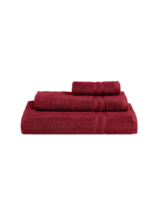 Madi Bath Towel Avela 71632-02 80x150cm Burgundy