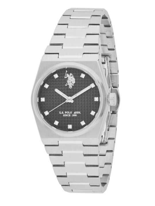 U.S. Polo Assn. Ρολόι Μπαταρίας με Μεταλλικό Μπρασελέ U.S. Polo Assn. Ρολόι Μπαταρίας με Μεταλλικό Μπρασελέ
