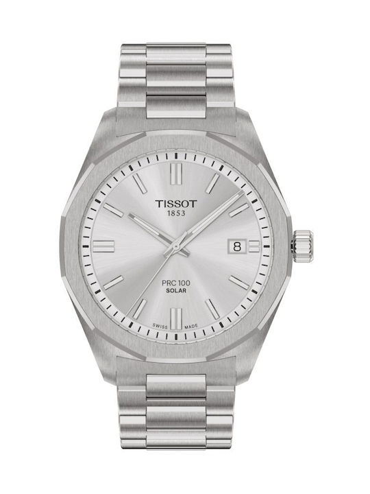 Tissot Мъжки Часовник Слънчев Сребрист