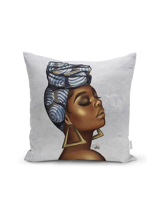Cosmin Decorative Pillow Case Digital Multicolo...