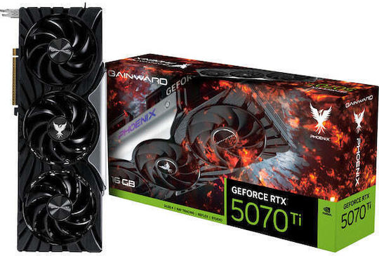 Gainward GeForce RTX 5070 Ti 16ГБ GDDR7 Phoenix V1 Видеокарта