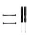 Set of Replacement Straps 2 Pieces Screwdriver Xiaomi Amazfit T Rex Black