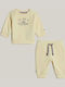 Kids Sweatpants Set Yellow 2pcs