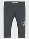 Kinder Leggings Lang Dark grey