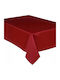 Atmosphera Stain Resistant Rectangular Tablecloth Dark Red 140 X 240 Cm