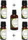 Basic Aromatherapy Set Almond Oil 100ml Lavender 10ml Tea Tree 10ml Eucalyptus 10ml Lemon 10ml Nature & Body