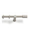 Корниз Ø28mm единичен 200cm накрайници Grace Rome сив 62205 200cm