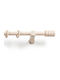 Κουρτινόξυλο Φ28mm Μονό 200cm Άκρα Grace Rome White 62204 200cm