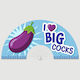 I Love Big Cocks Fan 64 Cm