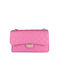 Leder Damen Handtasche Fuchsie