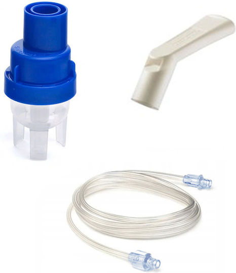 Philips Respironics Sidestream Accessory Kit 4448 Mouthpiece Nebulizer Cup Hose Compressor Aerosol Devices