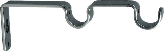 Set de 2 suporturi extensibile duble tip deschis Grace crom periat 528195 Φ19-φ28