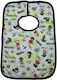 Akuku Waterproof Bib from 100% Cotton with Hoop & Loop Fastener Black