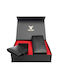 Set Leather Men's Wallet Black