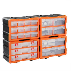 Organizator piese mici Monzana 72 compartimente 29,5 X 19,5 X 16 cm