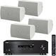 Yamaha Ηχοσύστημα 4.0 R-S202D B H00BU00062 με Digital Media Player και Bluetooth Μαύρο