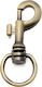 Metall-Karabinerhaken 8cm 2.5cm Bürstengürtel Bronze