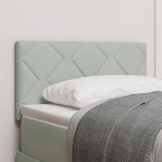 vidaXL Holz-Kopfstütze Für Betten Offenes Grau 80cm