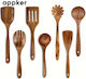 Wooden Cooking Utensil Set 7pcs