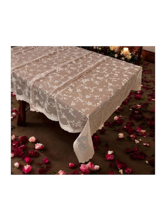 Linea Home Tischtuch Romance Powder 160x220cm