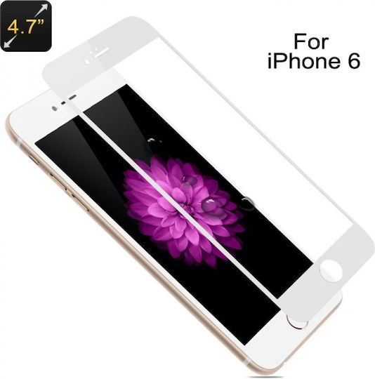 0.3mm Gehärtetes Glas Weiß (iPhone 6 / 6s)