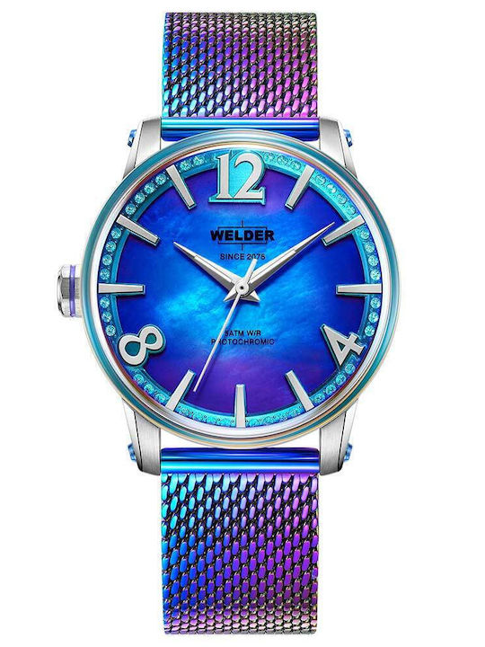 Welder Neon Moody Ρολόι Μπαταρίας με Μεταλλικό Μπρασελέ