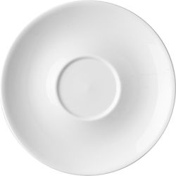 Cup Saucer Porcelain Cappucino White (6pcs)