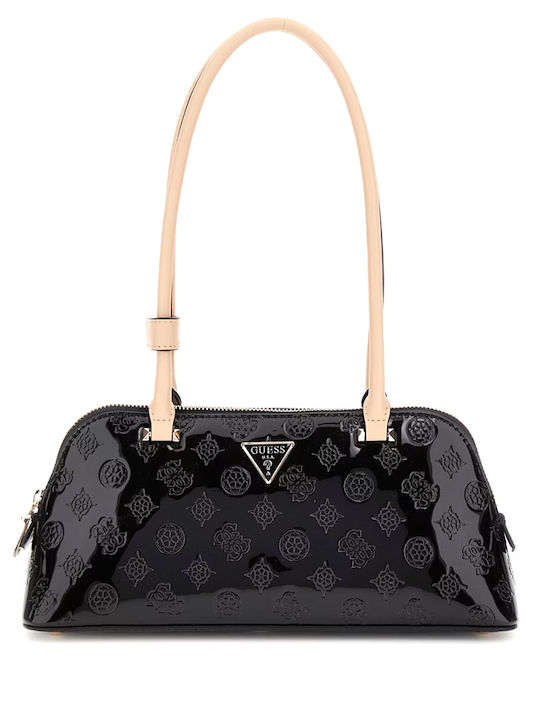 Guess Arnela Leather Women's Bag Shoulder Black