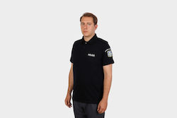Men's Polo Shirt Greek Police Summer Dark Navy