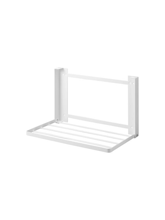 Yamazaki Wall-Mounted Bathroom Shelf Unit with 4 Positions ​41x26cm White