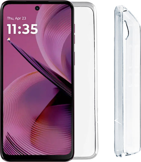 Volte-Tel Slimcolor Air Back Cover Silicone 2mm Transparent (Moto G55)
