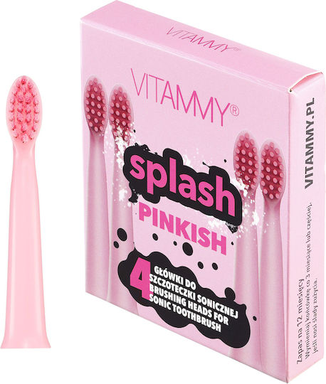 Vitammy Capete De Schimb Pentru Periuță De Dinți Electrică 4 Bucăți Pentru 8+ Ani