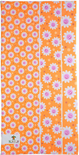 Beach Towel Design Daisies 70x140 Tortue S5-230-100 Printed