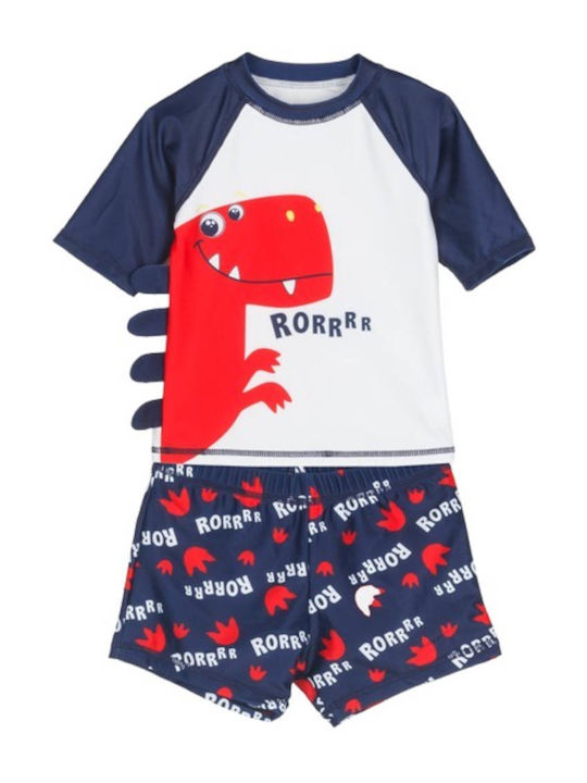 Joyce Dinosaur Детски Бански Комплект Blue Joyce Dinosaur Детски Бански Комплект Blue