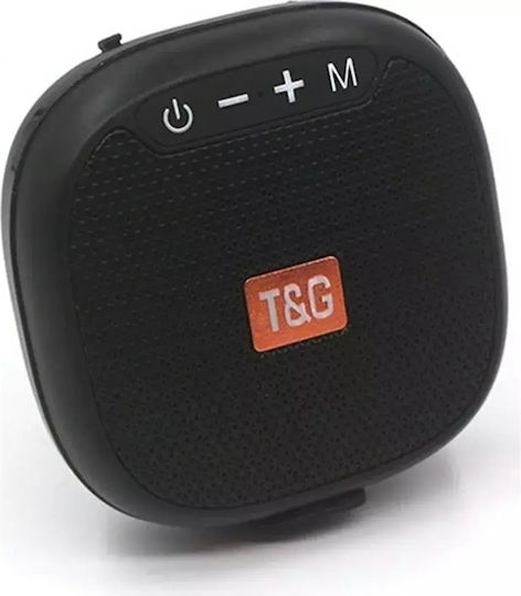 T&G TG-444 Ηχείο Bluetooth 5W με Ραδιόφωνο και Διάρκεια Μπαταρίας έως 3 ώρες Μαύρο