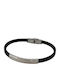 Kalliopi Silver Ανδρικό Βραχιόλι από Ατσάλι 23cm