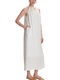 Καλοκαιρινό Midi Φόρεμα Off White