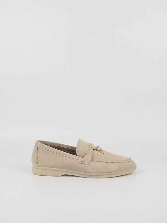 Дамски Loafers в Бежов Цвят