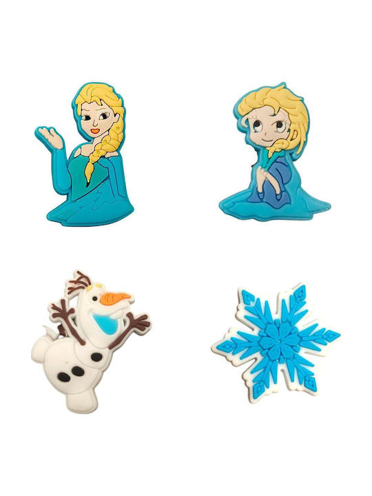 Crocs Jibbitz Charms Frozen Multicolour 4 Pieces