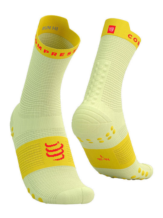 Compressport Racing Running Κάλτσες Κίτρινες 1 ...